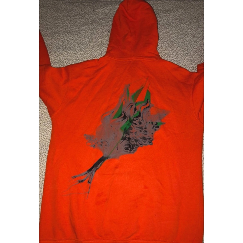 Orange Graphic Hoodie - Picture 2 of 3
